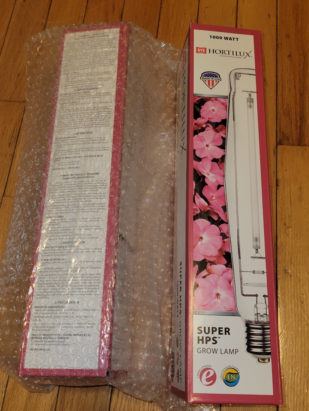 Eye Hortilux Eyehortilux Super HPS Enhanced Spectrum Bulb 1000-Watt, 2-Pack NEW